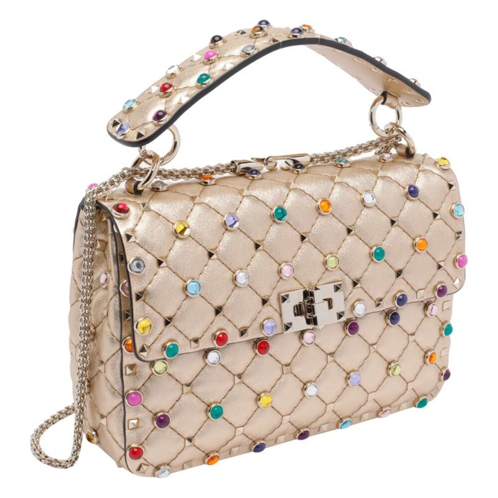 Valentino Garavani Women Medium Rockstud Spike Handbag - Picture 2 of 4